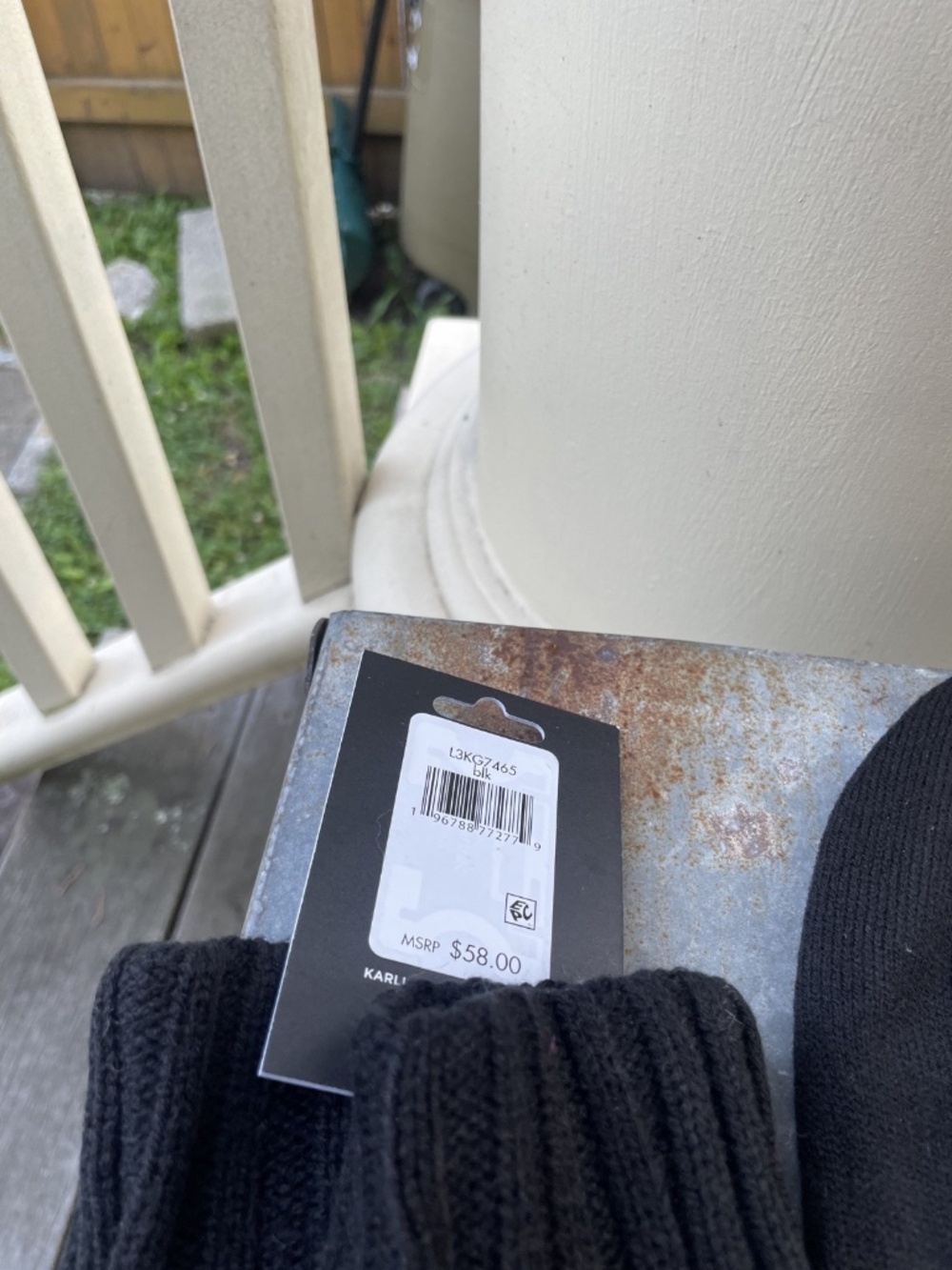 NWT Karl Lagerfeld Paris black Cat Fingerless Winter Gloves and Cat beanie hat - Picture 5 of 8